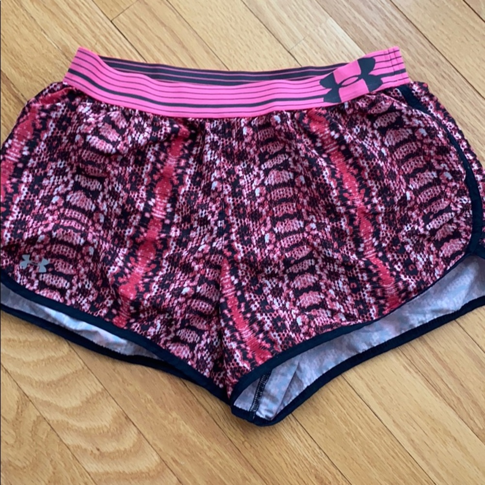 Underarmour snake skin athletic shorts